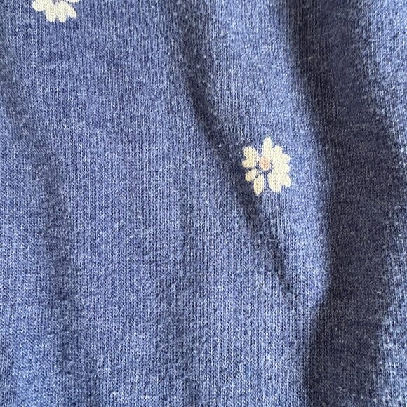 Gap Navy Blue floral sweatpants joggers Toddler Girls Size 4T - Picture 3 of 8